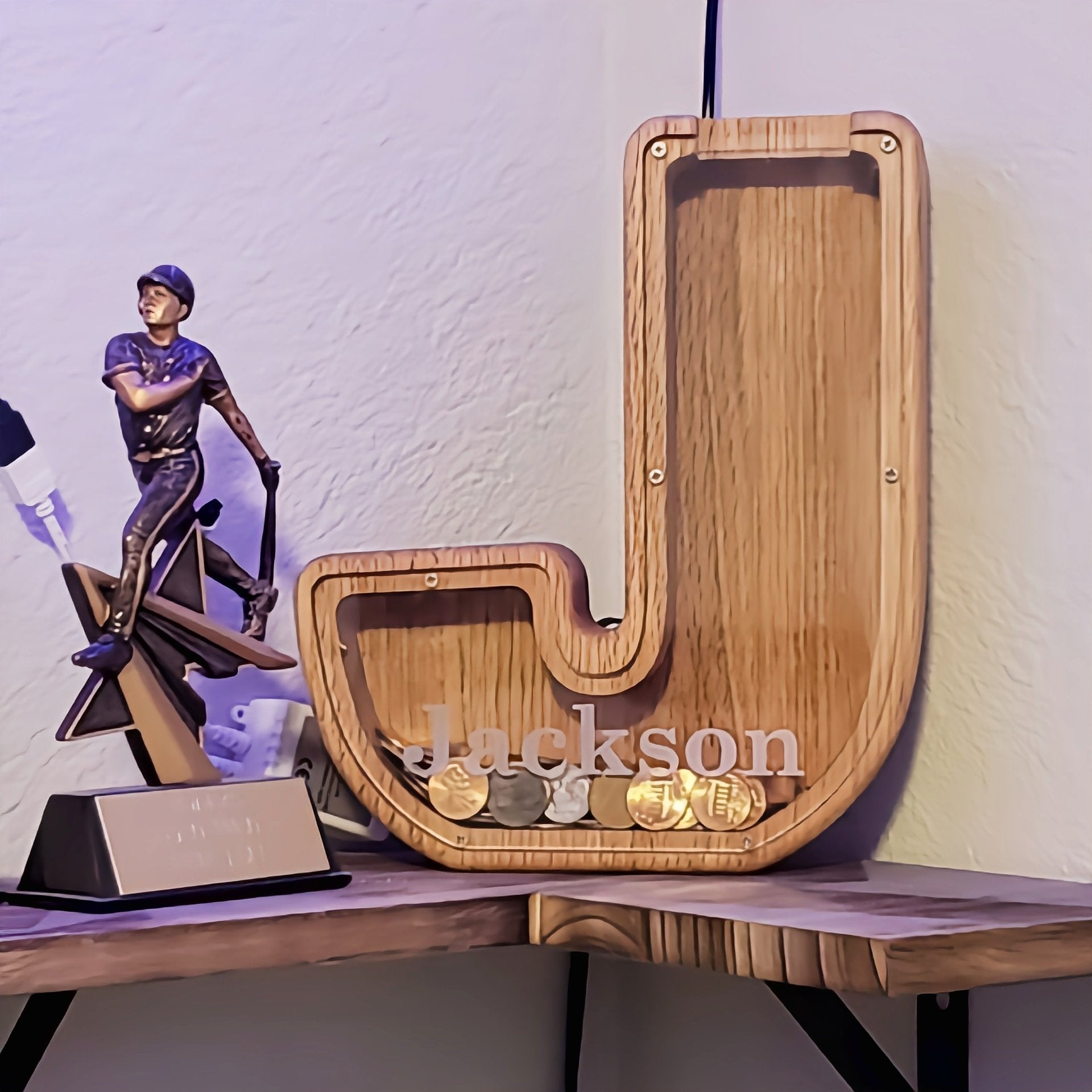 🎄Christmas Sale 49% OFF🎁Personalized Boys/Girls Piggy Bank-Wood Gift For Kids😘