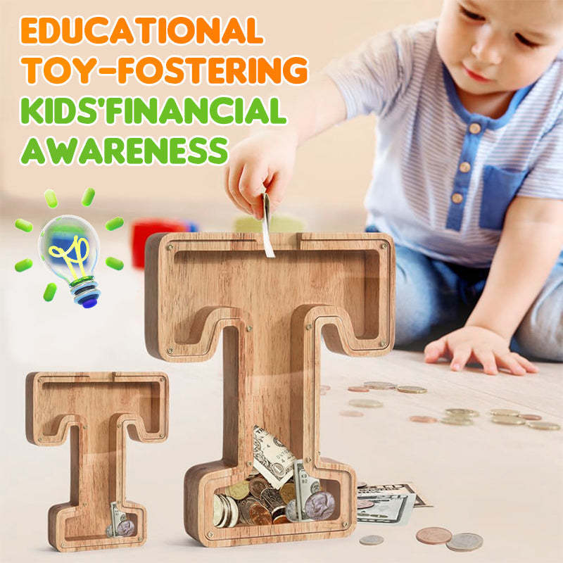 🎄Christmas Sale 49% OFF🎁Personalized Boys/Girls Piggy Bank-Wood Gift For Kids😘