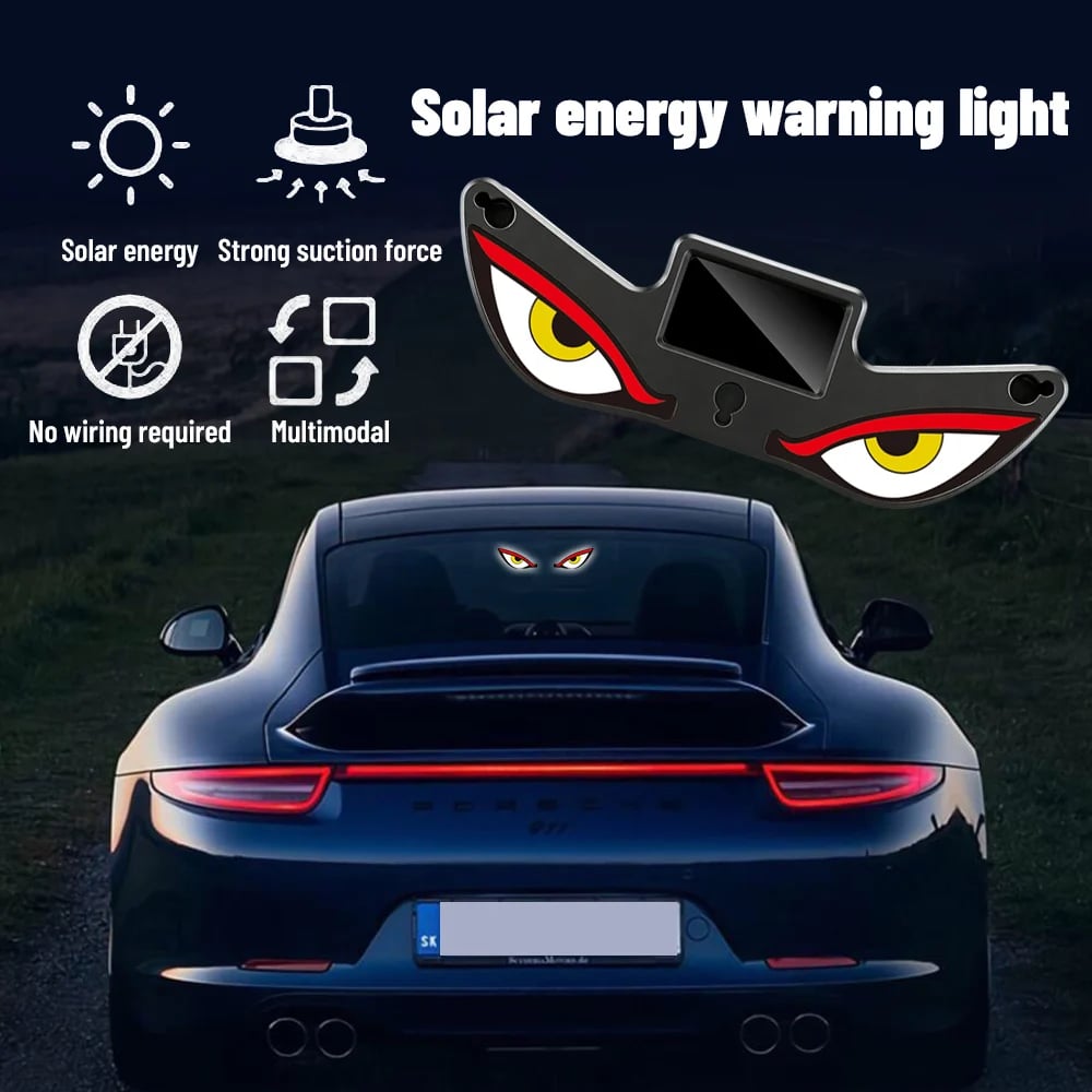 🔥Ostatni dzień - 49% zniżki - 🚗Solarna lampa samochodowa LED Demon Eye