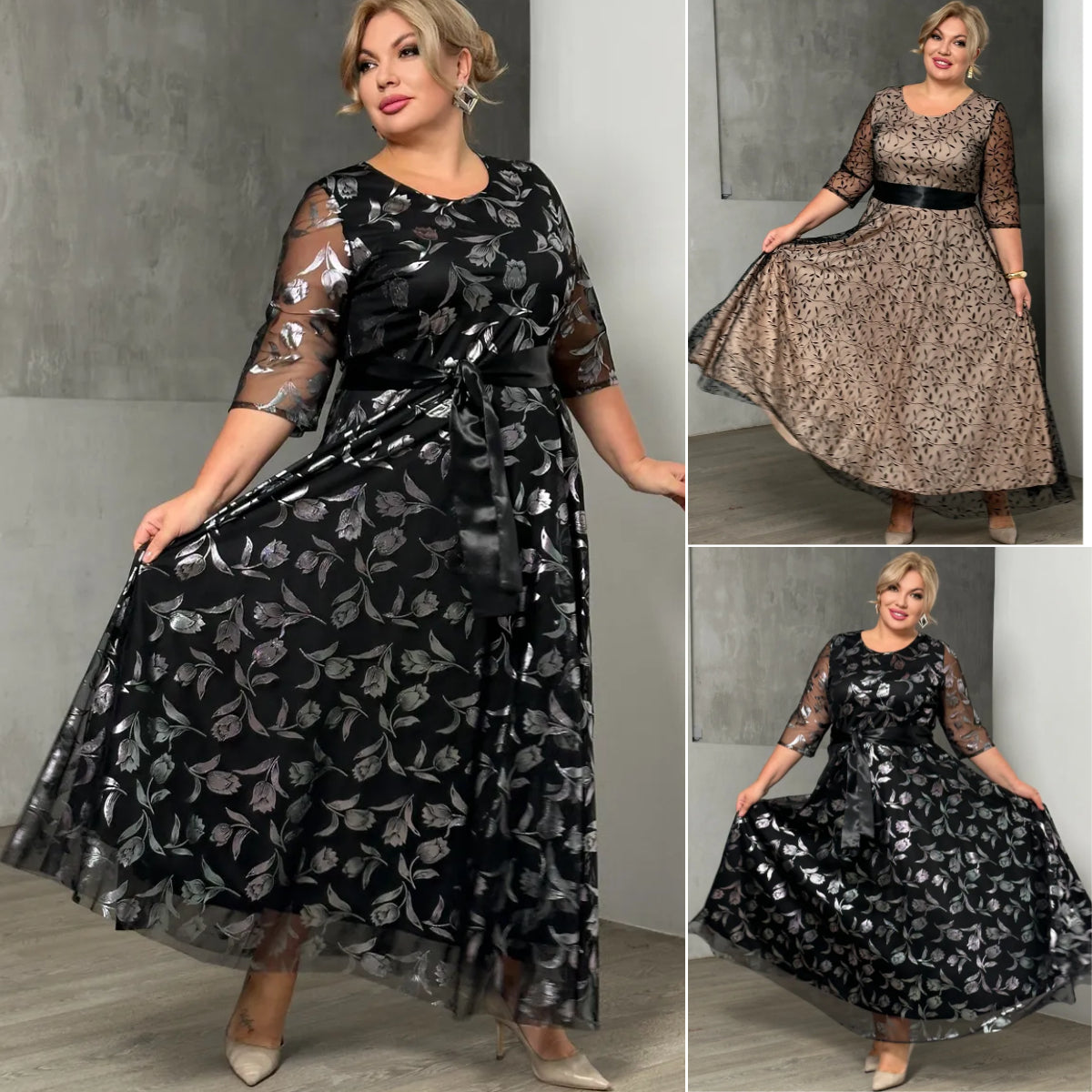 💋[S-5XL]👗Nowa modna sukienka, klasyczny design, elegancka i prosta