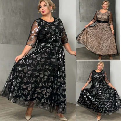 💋[S-5XL]👗Nowa modna sukienka, klasyczny design, elegancka i prosta