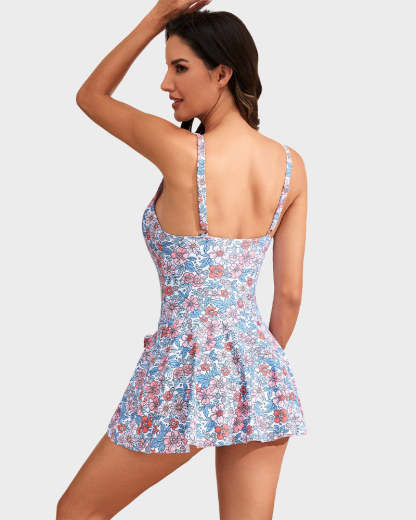 👙Summer Hot Sale 49% OFF💃Women's One Piece Tummy Control Tie Knot Swimsuit