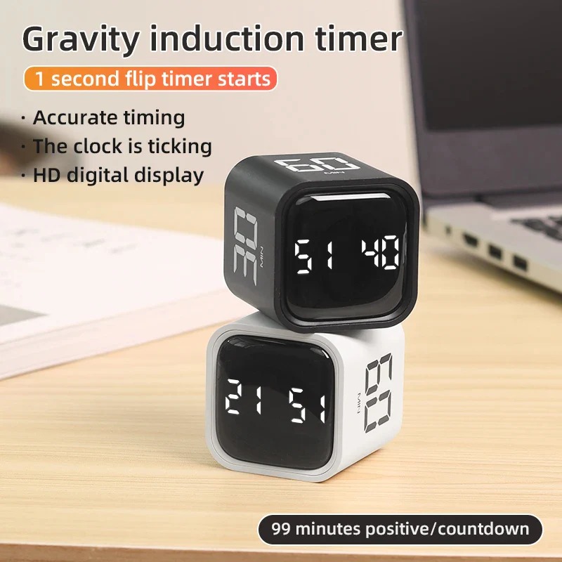 Productivity timer cube