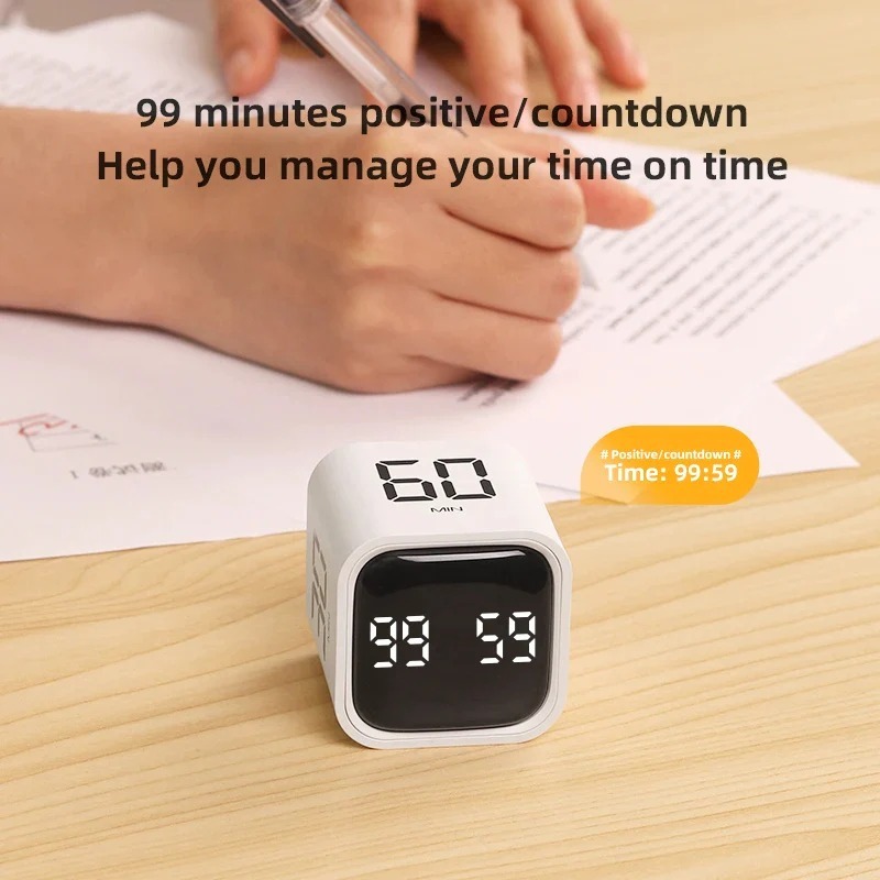 Productivity timer cube