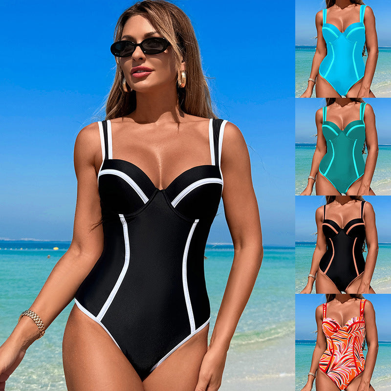 👙worked and sexy one -piece swimsuit