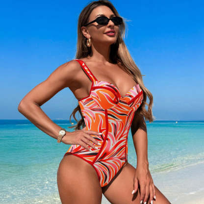 👙worked and sexy one -piece swimsuit