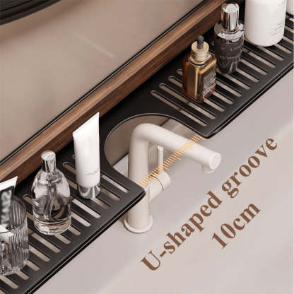 🔥Hot selling💥 Walnut Bathroom, Kitchen Suction Cup Shelf