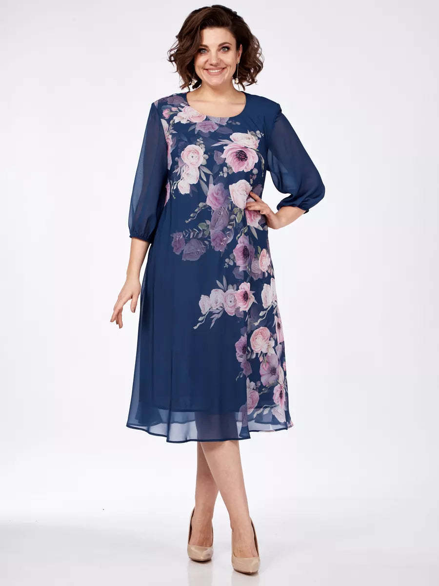 【S-5XL】❤️ Letnia, francuska, kwiatowa, dopasowana sukienka