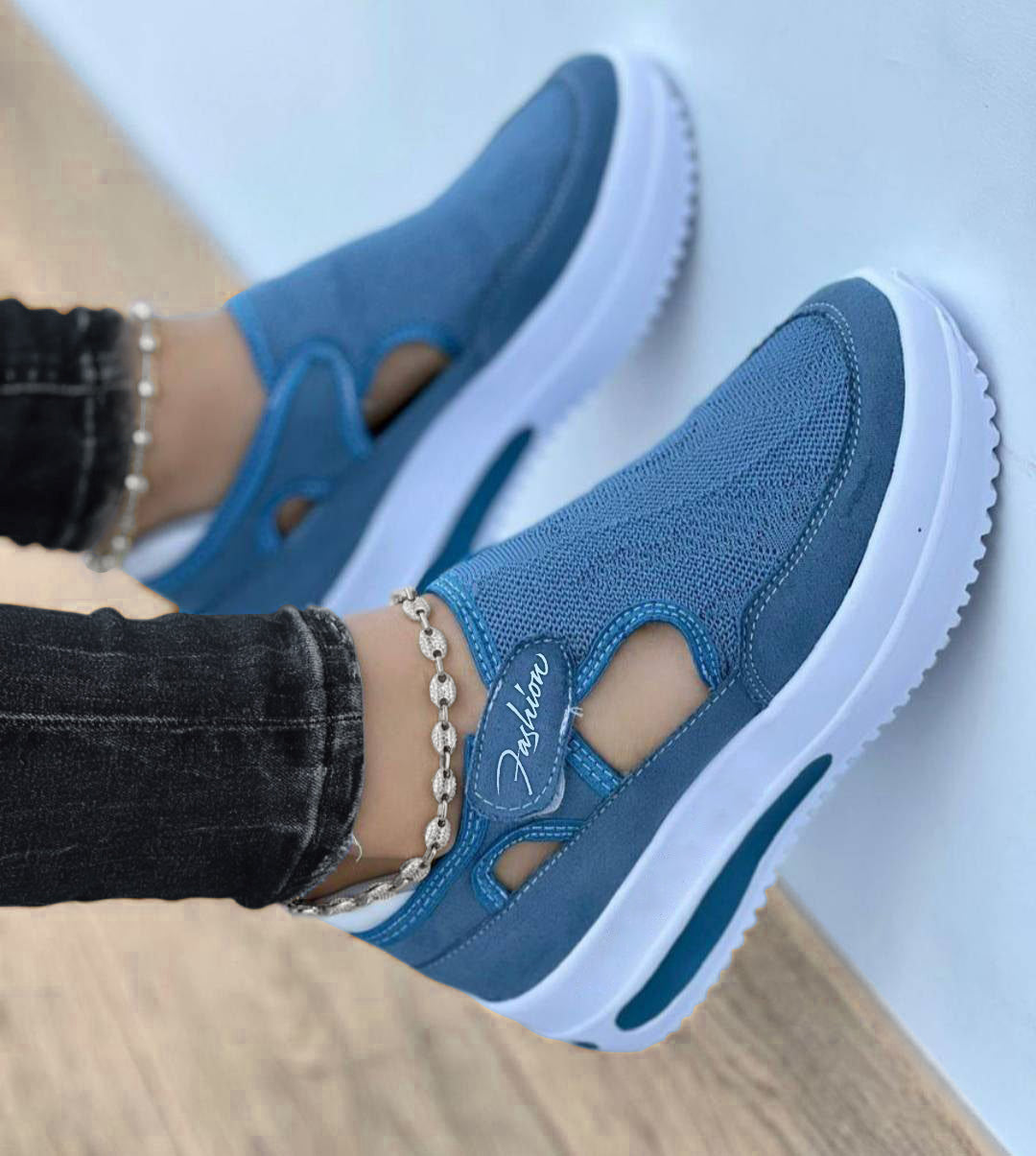 Nowe trampki kobiety swobodne oddychające buty sportowe