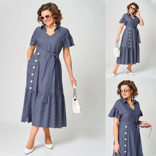 Nowy styl 2025 💖[S~5XL]Elegancka i modna sukienka