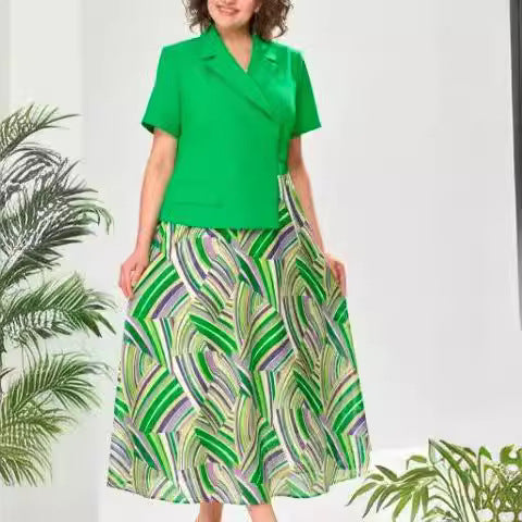 👗[ S-5xl] 2025 Nowy styl, modny i elegancki czysty bawełniany sukienka