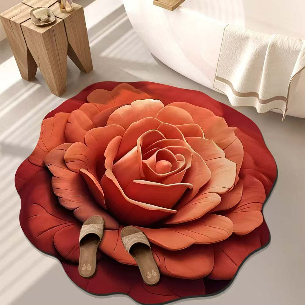 🔥 Oferta specjalna 🌺 Kwiatowa pluszowa mata podłogowa z ziemi okrzemkowej