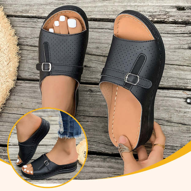 Damskie sandały ortopedyczne Comfort z miękką podeszwą