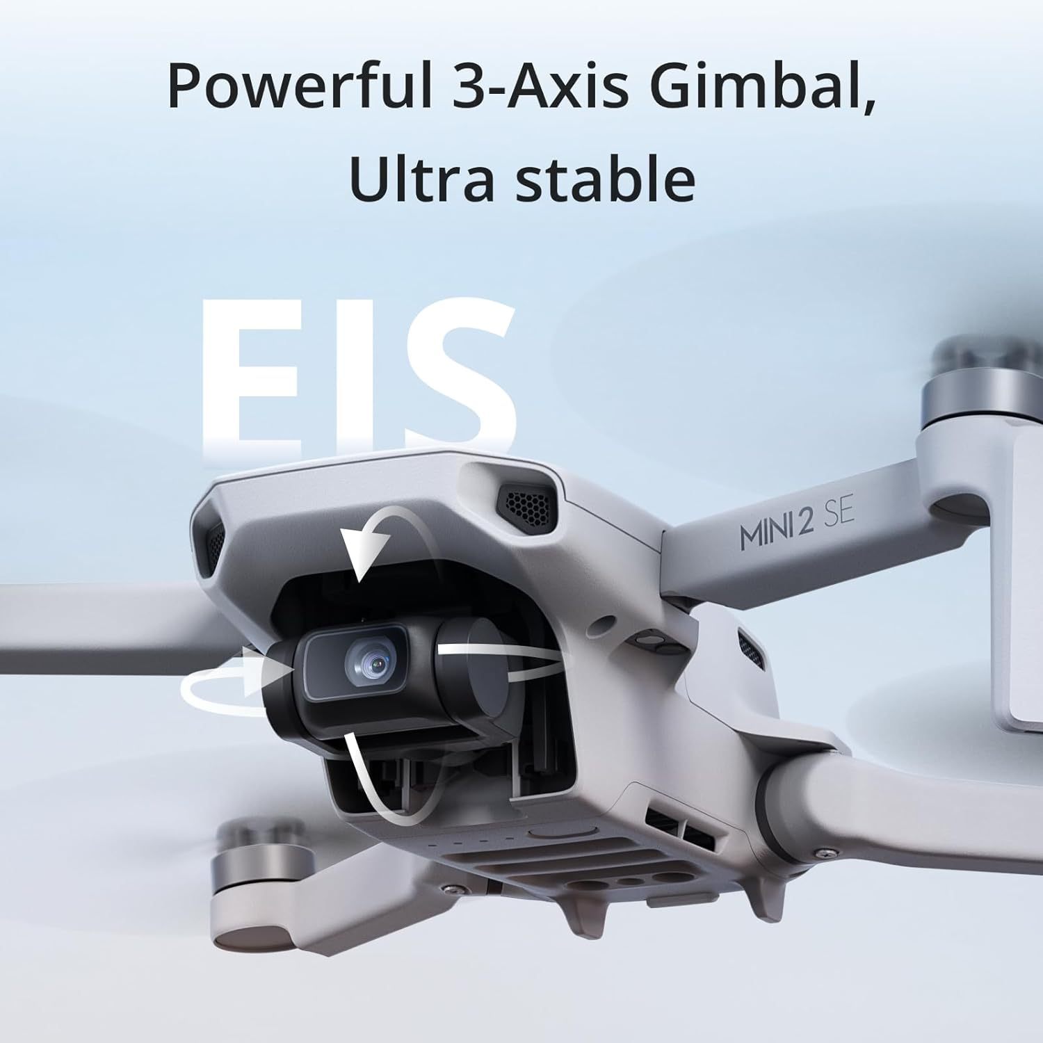 DJI Mini 2 SE Fly More Combo｜1/2.3-inch CMOS｜2.7K/30fps aerial photography｜3 batteries for 93 minutes of battery life｜10km O2 image transmission｜249g ultra-light and no registration required｜Includes charging butler｜Travel storage bag