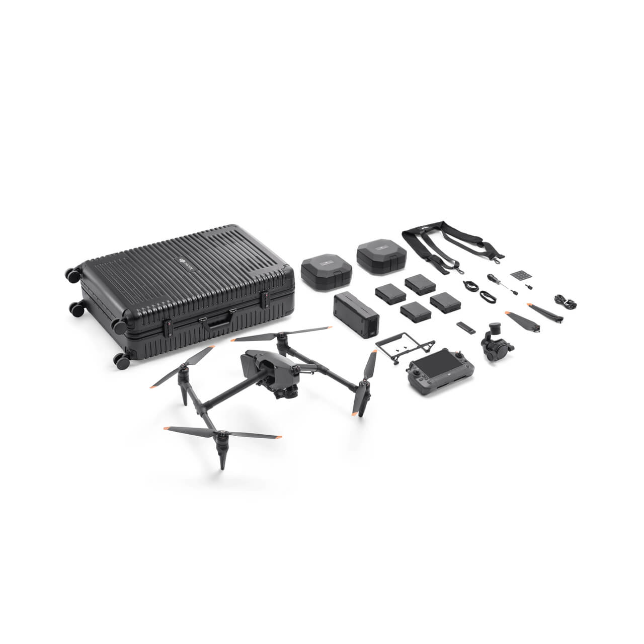 DJI Inspire 3 Full Frame Aerial Photography System｜8K/75fps CinemaDNG｜Dual Remote Controller Collaboration｜X9-8K Gimbal Camera｜55-minute battery life｜15km O3 Pro Image Transmission｜Omnidirectional Obstacle Avoidance｜Professional Cinema Kit