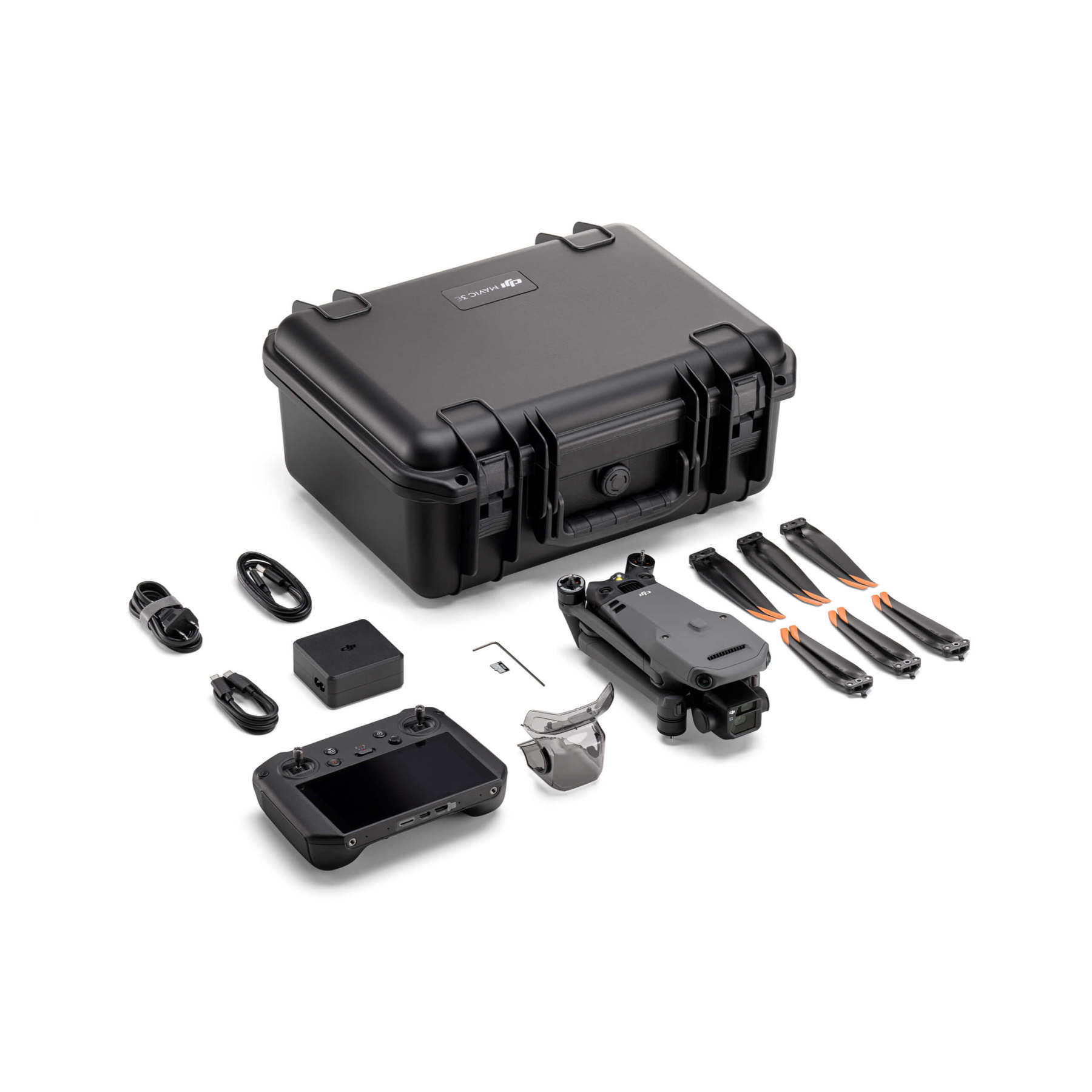 DJI Mavic 3E Basic Edition Package｜4/3-inch Hasselblad Camera｜Mechanical Shutter Mapping｜15km O3 Image Transmission｜45-minute Battery Life｜RTK Module｜Dual Battery Fast Charging System｜Shockproof Safety Case