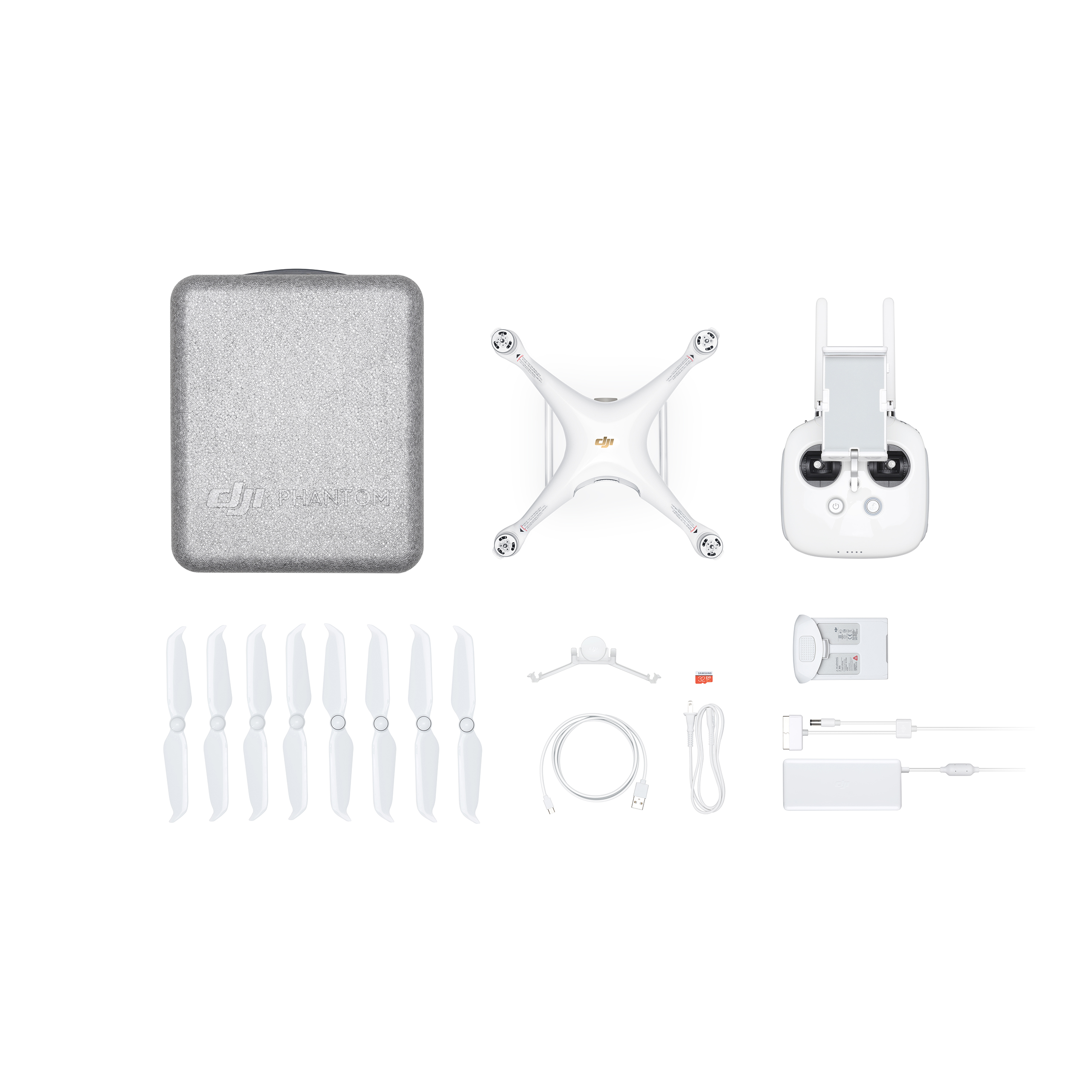 DJI Phantom 4 Pro V2.0｜1-inch 20MP CMOS｜4K/60fps｜7km OcuSync 2.0 image transmission｜30 minutes battery life｜Mechanical shutter｜Five-way obstacle avoidance｜Professional photography tool