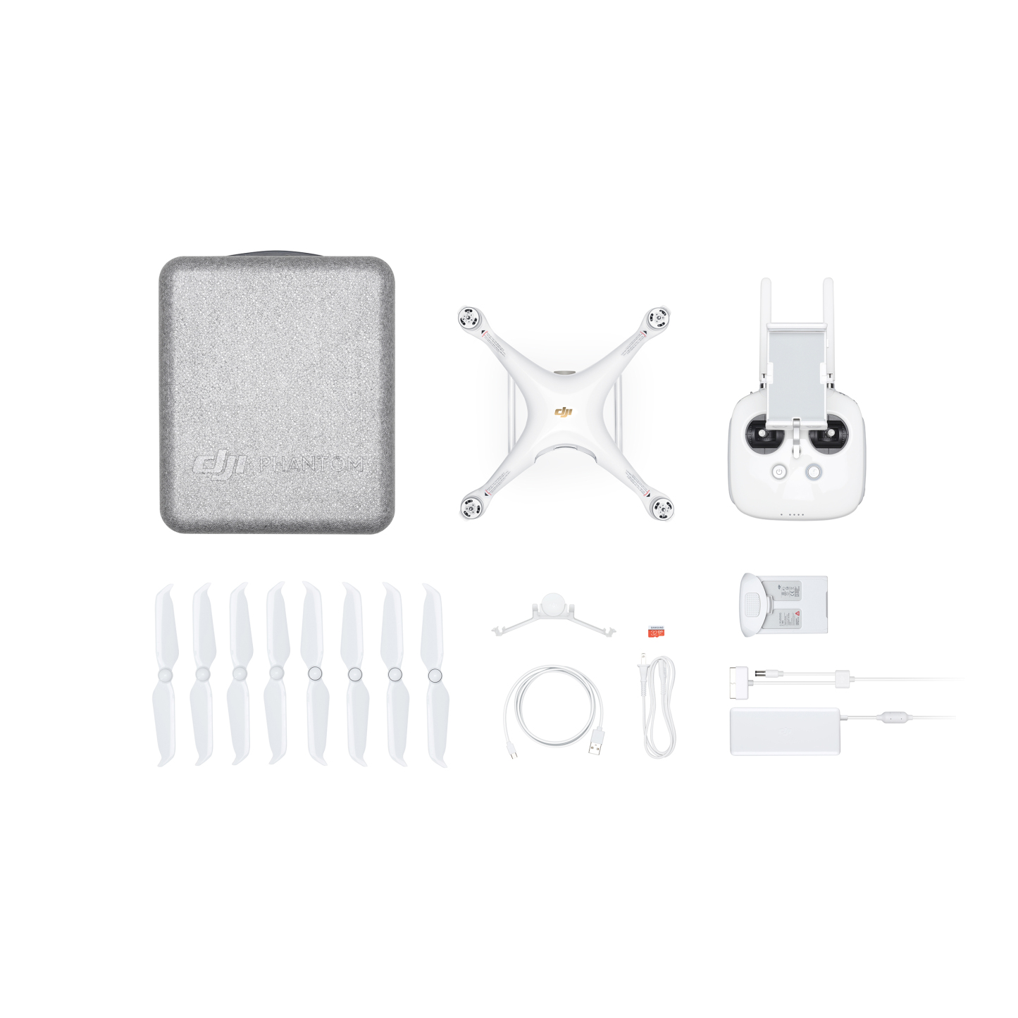 DJI Phantom 4 Pro V2.0｜1-inch 20MP CMOS｜4K/60fps｜7km OcuSync 2.0 image transmission｜30 minutes battery life｜Mechanical shutter｜Five-way obstacle avoidance｜Professional photography tool