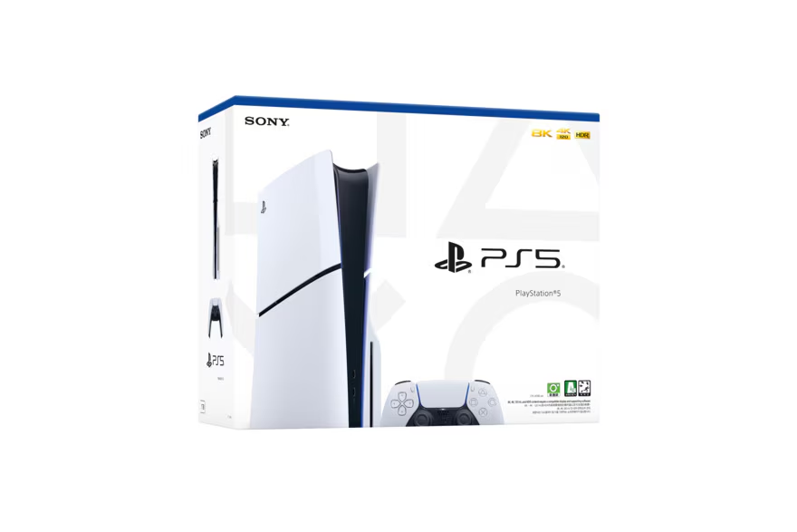 PlayStation®5 Slim with optical drive｜30% thinner｜825GB SSD｜4K/120Hz｜DualSense® controller｜God of War: Ragnarok bundle