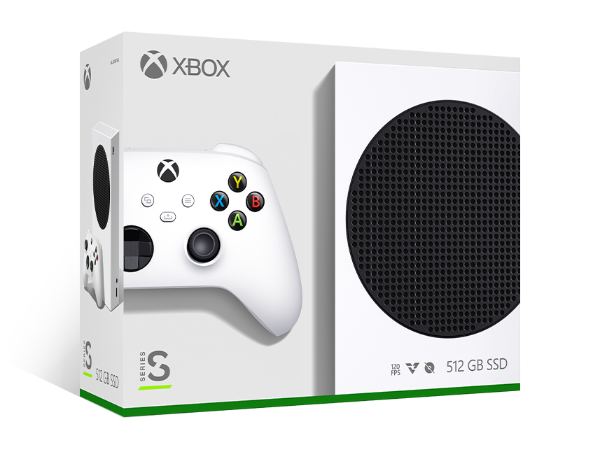 Xbox Series S｜512GB SSD｜1440p/120Hz｜Xbox Velocity Architecture｜Xbox Wireless Controller｜3-month XGPU membership