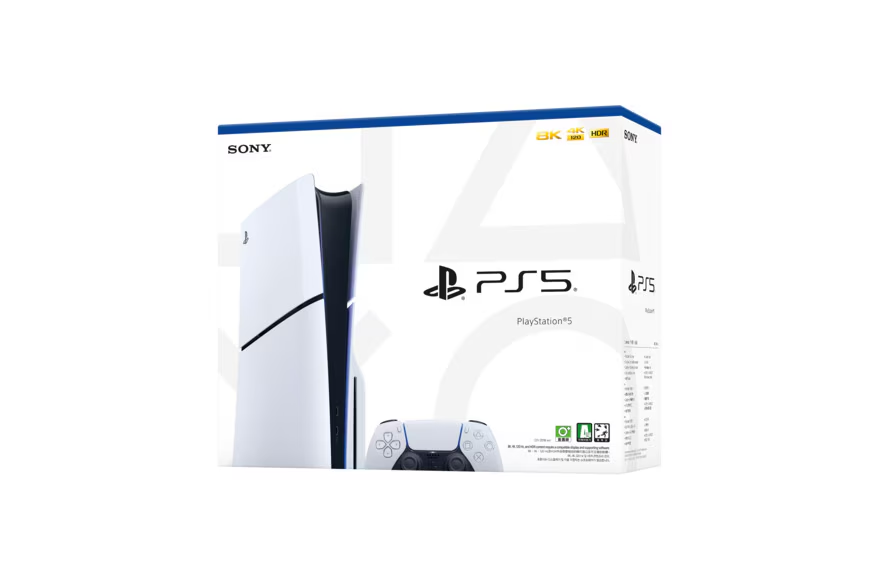 PlayStation®5 Slim with optical drive｜30% thinner｜825GB SSD｜4K/120Hz｜DualSense® controller｜God of War: Ragnarok bundle