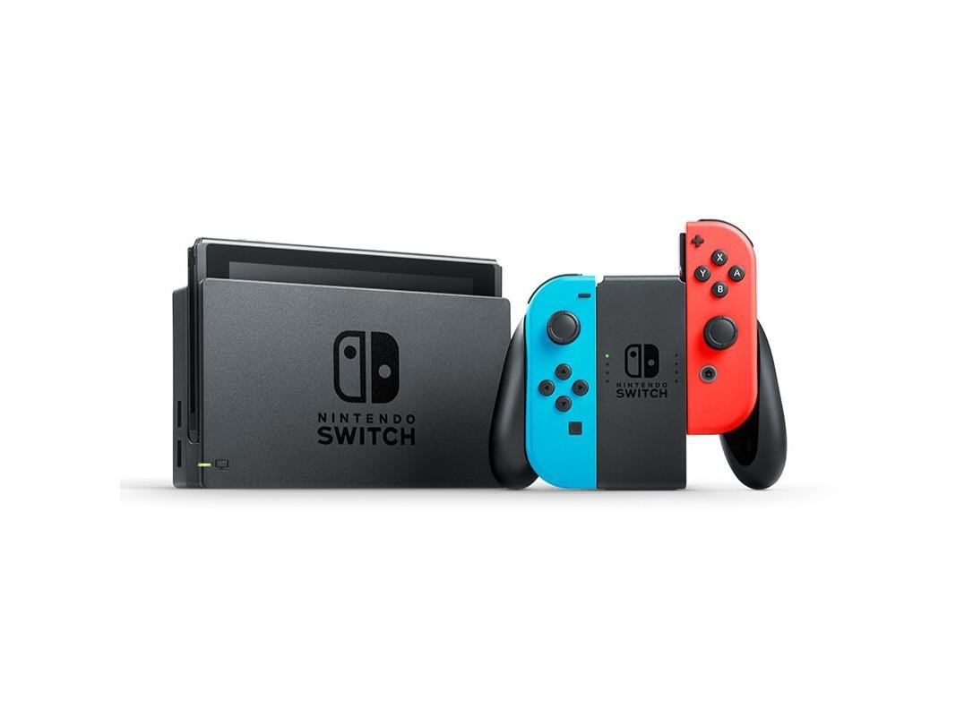 Nintendo Switch Red and Blue Console Long Battery Life Edition | 7.0-inch HD screen | Handheld/TV/Desktop three modes