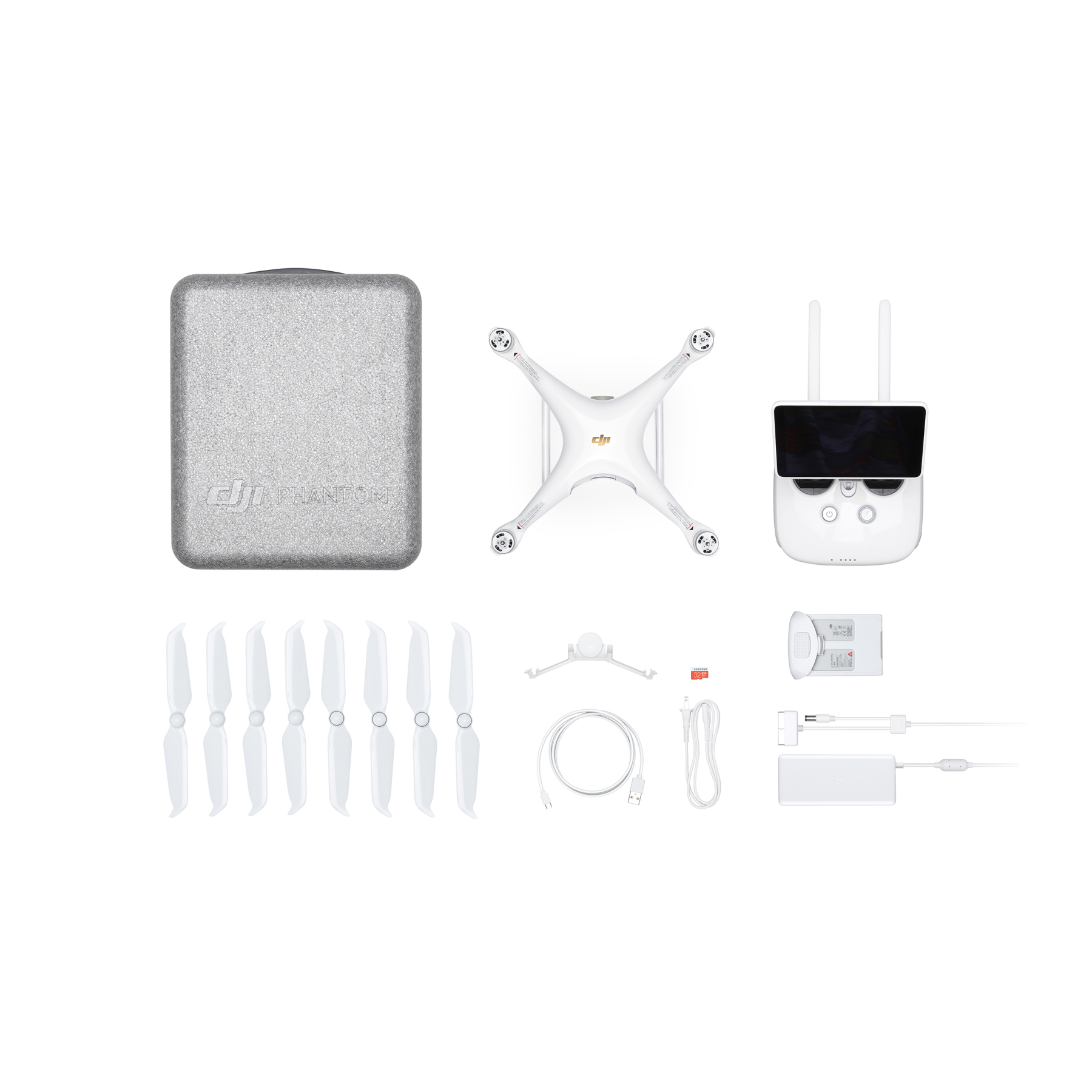 DJI Phantom 4 Pro+ V2.0｜1-inch 20MP｜4K/60fps HDR｜7km OcuSync 2.0 image transmission｜30 minutes battery life｜5-way obstacle avoidance｜5.5-inch high-brightness screen remote control｜All-in-one surveying and photography package