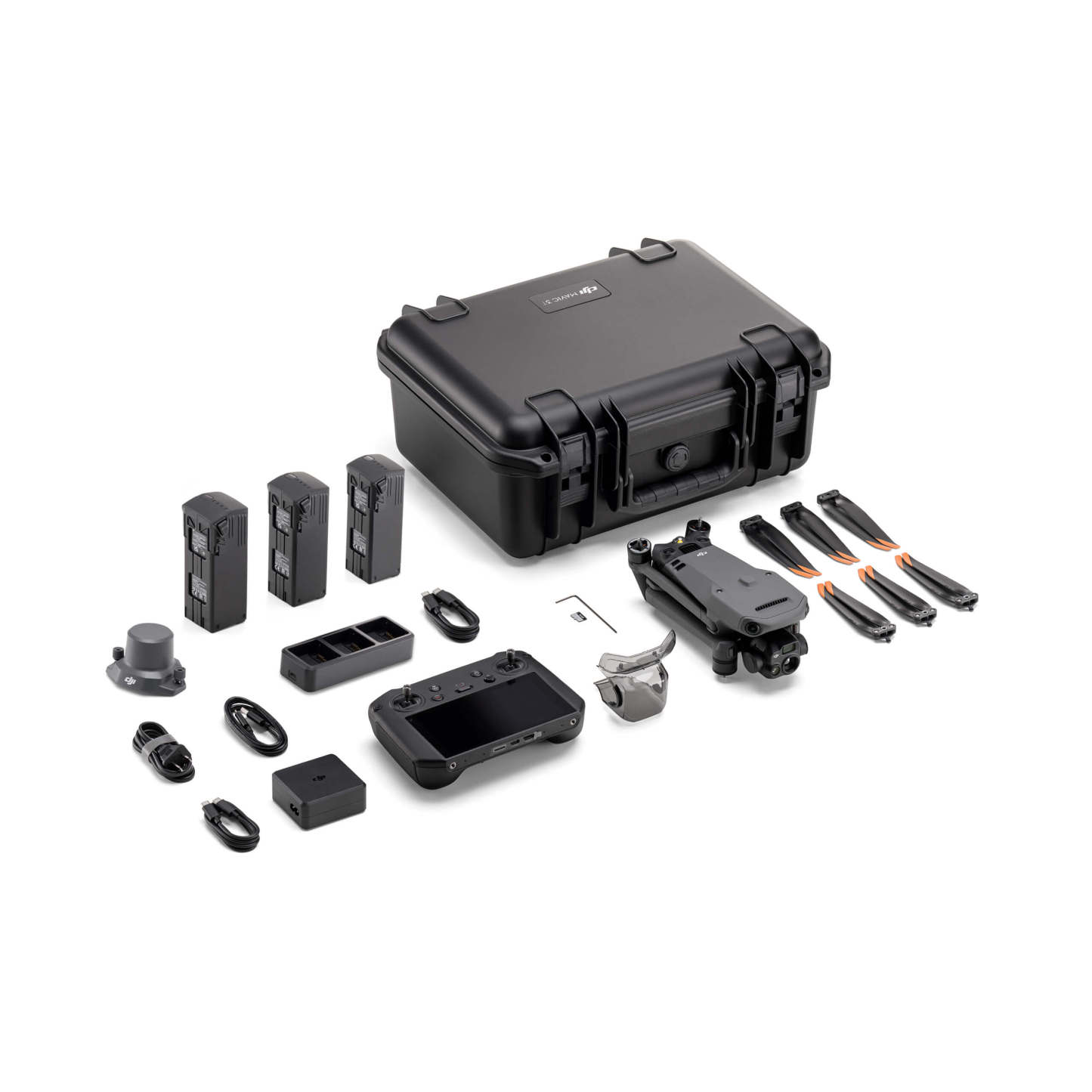DJI Mavic 3T Ultimate｜Triple-lens gimbal + RTK module｜4/3-inch Hasselblad + 56x zoom｜Dual remote controller configuration｜6-battery rotation system｜Explosion-proof safety box｜Full-function thermal imaging surveying and mapping kit