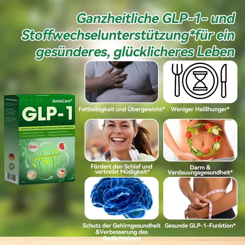 𝐎𝐟𝐟𝐢𝐜𝐢𝐚𝐥 𝐒𝐭𝐨𝐫𝐞 | 🇩🇪𝐀𝐧𝐧𝐢𝐞𝐂𝐚𝐫𝐞® 𝐆𝐋𝐏-𝟏 𝐎𝐫𝐚𝐥𝐞 𝐋ö𝐬𝐮𝐧𝐠 🌸 Nur 1x pro Woche, erste Veränderungen in 7 Tagen sichtbar ✅ Für Adipositas, Herz-Kreislauf, Diabetes, Schlafapnoe, Gelenke und mehr