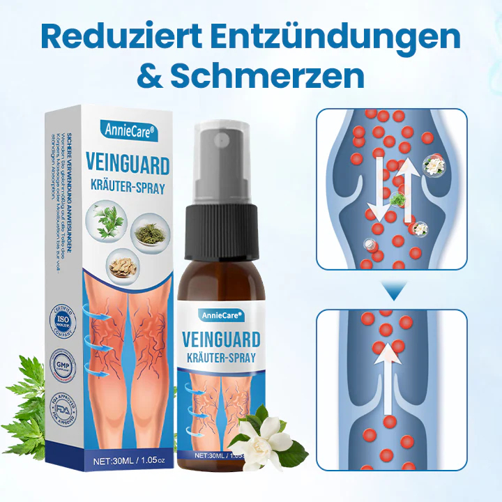 ✅Klinisch erwiesen, um Krampfadern in nur 7 Tagen zu beseitigen! - AnnieCare® 𝐕𝐞𝐢𝐧𝐆𝐮𝐚𝐫𝐝 𝐊𝐫ä𝐮𝐭𝐞𝐫𝐬𝐩𝐫𝐚𝐲