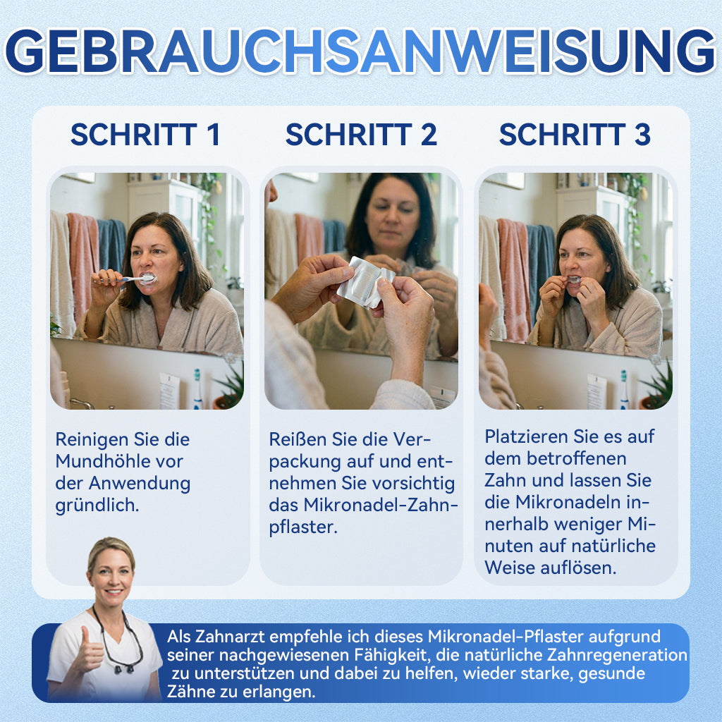 𝐺𝑙𝑖𝑚𝑚𝑒𝑟𝑙𝑦®🌳 Tideglusib Zahn & Zahnfleisch Schnelllösliche Repair-Mundstreifen