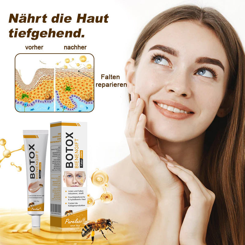 👨‍⚕️ Hergestellt in Deutschland - ✨Pureluxo® Botox Bienenvenom Faltenentfernungscreme