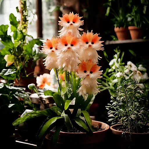 Funkelnde Blumensamen – Züchten Sie exquisit schöne, Blickfang-Blumen: "Heimische Kätzchen-Orchideen" 🌸😺