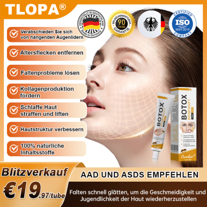 👨‍⚕️ Hergestellt in Deutschland - ✨Pureluxo® Botox Bienenvenom Faltenentfernungscreme