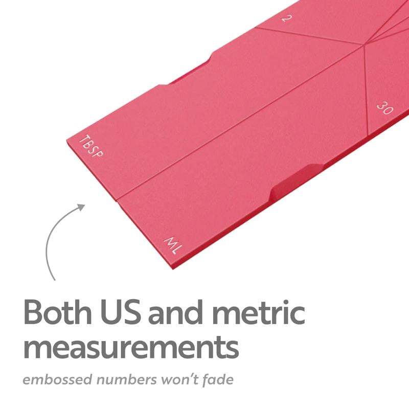 POLYGONS Flache 3-in-1 Faltbare Messlöffel