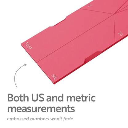 POLYGONS Flache 3-in-1 Faltbare Messlöffel