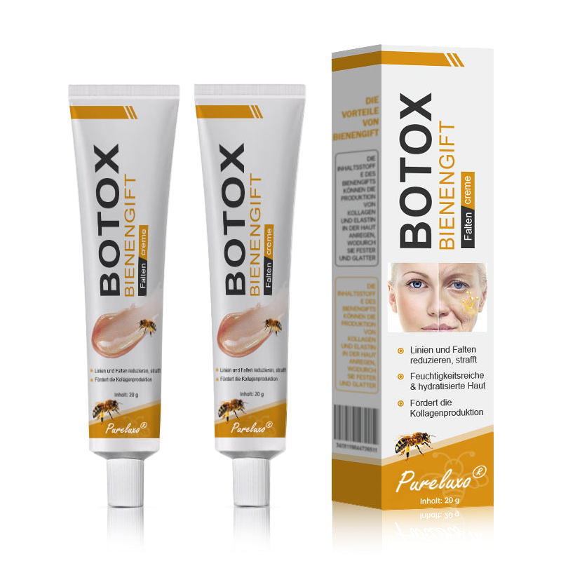 👨‍⚕️ Hergestellt in Deutschland - ✨Pureluxo® Botox Bienenvenom Faltenentfernungscreme