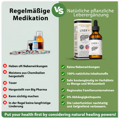 AnnieCare® Natürliches Leber-Kräuterpräparat – Starke Leberunterstützung – Entgiftung & Regeneration – Unterstützt gesunde Blutzucker- und Blutfettwerte