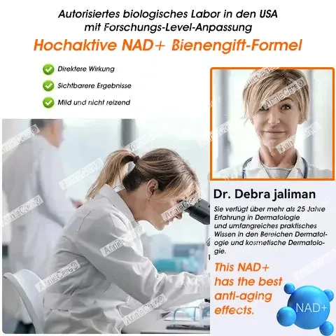 AnnieCare® NAD+⚡ Bienen-Gift Pflaster – Ultimative Hautverjüngung & Energie-Booster (Letzter Tag Rabatt: 70%)