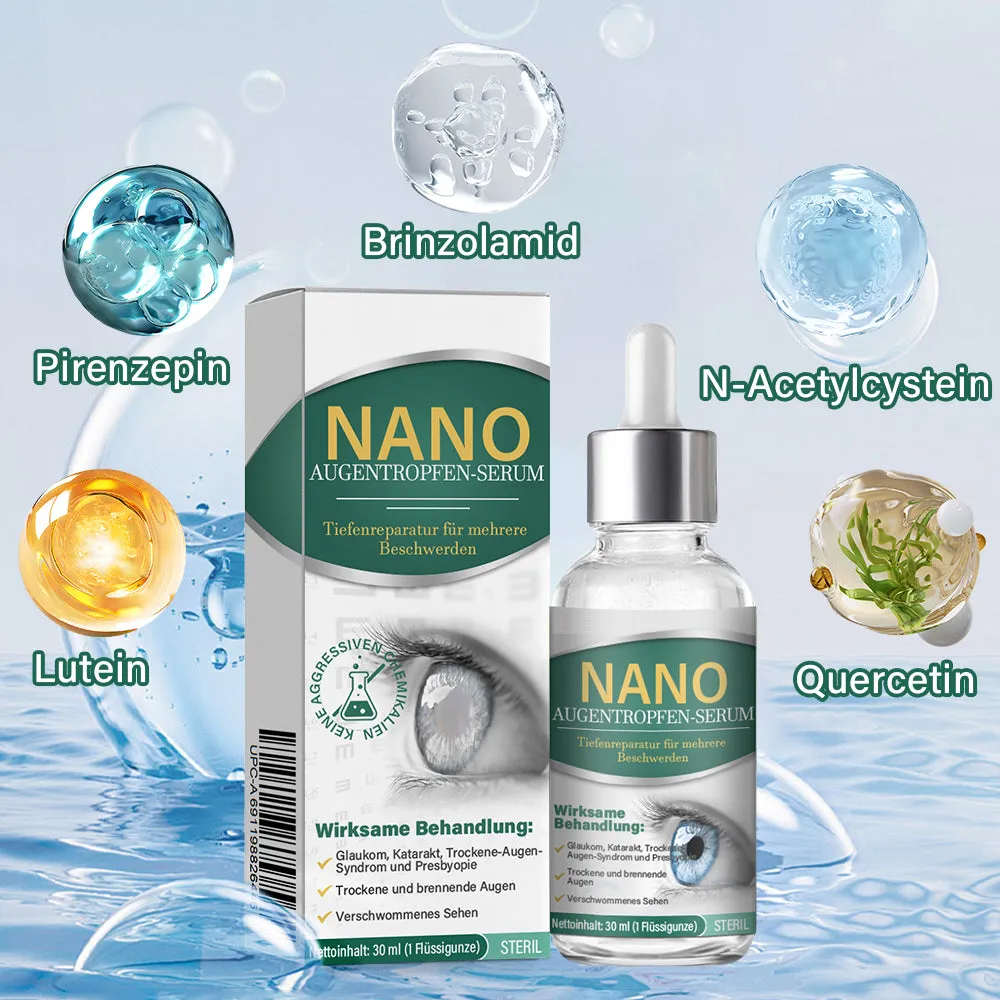 AnnieCare® Nano Augentropfen Serum 👩⚕️Geeignet für Presbyopie, trockene Augen, Glaukom und Katarakte