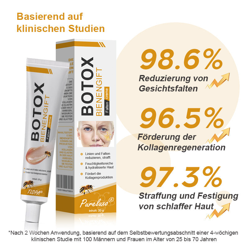 👨‍⚕️ Hergestellt in Deutschland - ✨Pureluxo® Botox Bienenvenom Faltenentfernungscreme