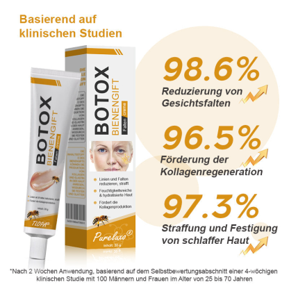👨‍⚕️ Hergestellt in Deutschland - ✨Pureluxo® Botox Bienenvenom Faltenentfernungscreme