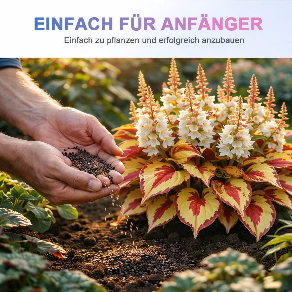 🪻🪴Bunte Hosta-Samen – Winterharte, pflegeleichte Schattenpflanze