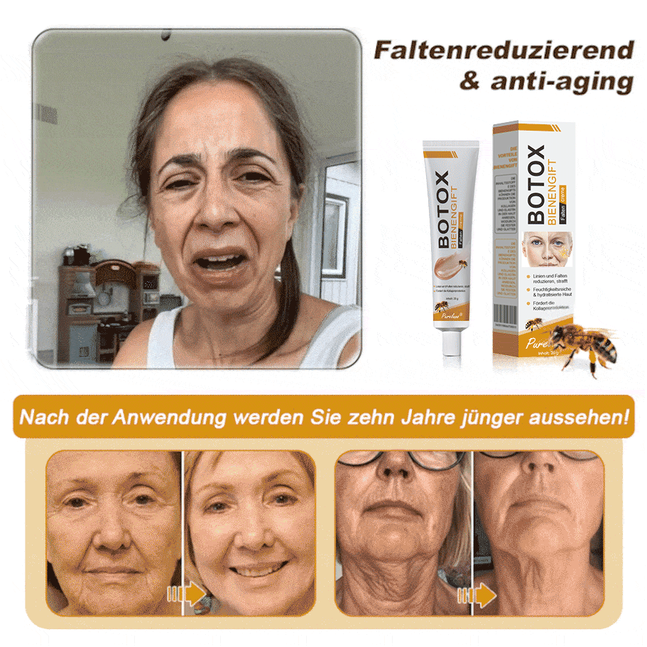 👨‍⚕️ Hergestellt in Deutschland - ✨Pureluxo® Botox Bienenvenom Faltenentfernungscreme