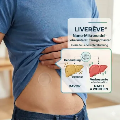 LIVERÊVE® Nano Microneedle Liver Support Patch - Powerful Liver Support - Detox & Repair - Lowers Blood Sugar and Lipids