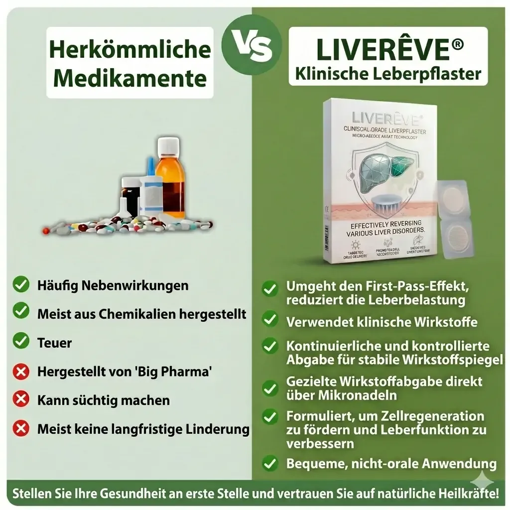 LIVERÊVE® Nano Microneedle Liver Support Patch - Powerful Liver Support - Detox & Repair - Lowers Blood Sugar and Lipids