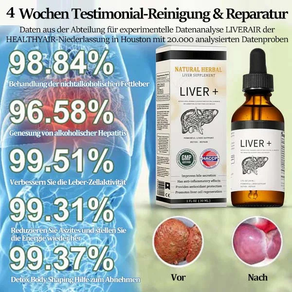 AnnieCare® Natürliches Leber-Kräuterpräparat – Starke Leberunterstützung – Entgiftung & Regeneration – Unterstützt gesunde Blutzucker- und Blutfettwerte