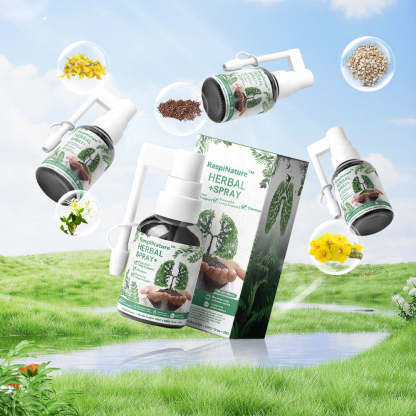 RespiNature™ Herbal Lung Cleanse Mist – Kraftvolle Lungenunterstützung, Reinigung und Atmung – Hergestellt in den USA – Kräuternebel