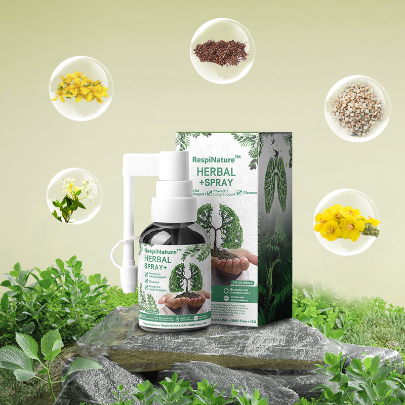 RespiNature™ Herbal Lung Cleanse Mist – Kraftvolle Lungenunterstützung, Reinigung und Atmung – Hergestellt in den USA – Kräuternebel
