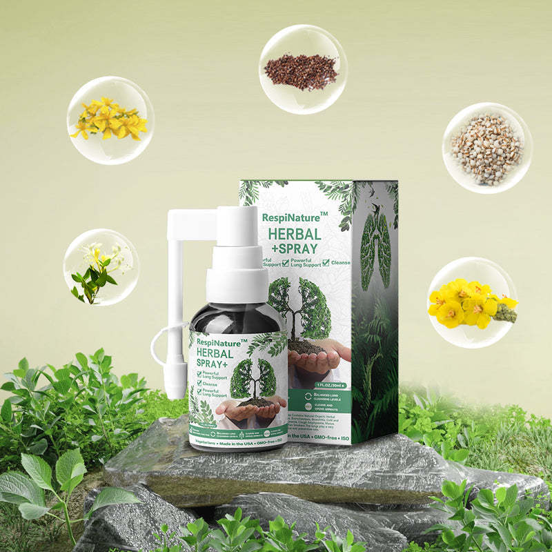 RespiNature™ Herbal Lung Cleanse Mist – Kraftvolle Lungenunterstützung, Reinigung und Atmung – Hergestellt in den USA – Kräuternebel
